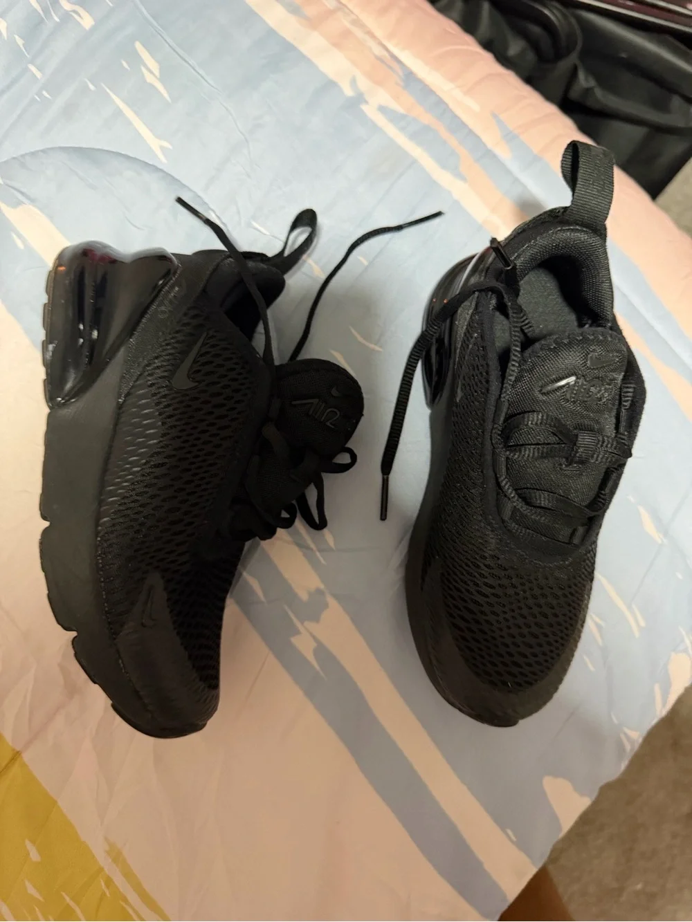 Nike Kids All-Black Lightweight Sneakers